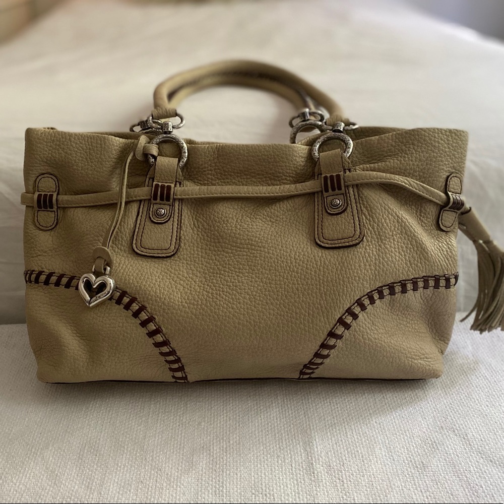 Brighton Leather Handbag with Tassels